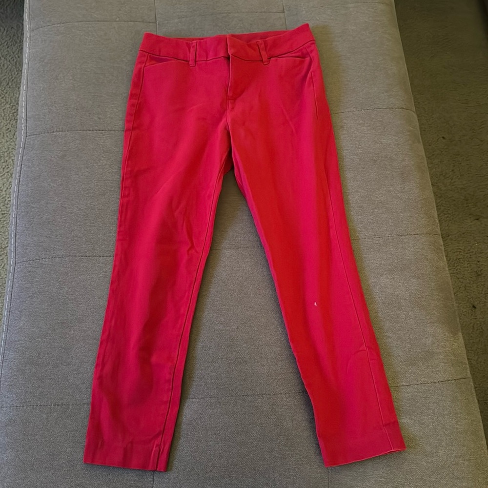 Old Navy girls Red pants size 4